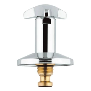KRAANKOP GROHE 1/2 chroom index blauw