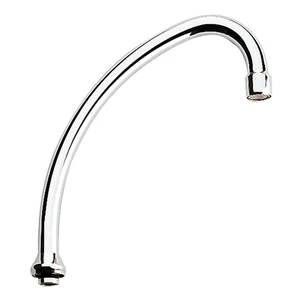 Grohe WSS draaibare uitloopbek 3/4 x 185 mm - HU-vorm - zonder aanslag - chroom
