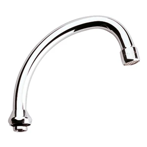 Grohe bec d'écoulement 3/4 forme-HU chromé avec mousseur - orientable - saillie 140 mm
