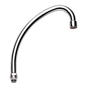 Grohe WSS uitloopbek costa m22 hu-vorm chroom m/straalbreker - draaibaar - sprong 185 mm