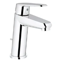 Grohe Eurodisc Cosmopolitan mitigeur lavabo - chromé - avec vidage automatique - corps mince