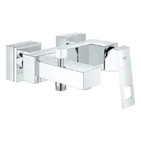 MELANGEUR BAIGNOIRE GROHE chromé Eurocube montage mural