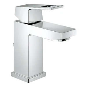 Grohe EuroCube mitigeur lavabo taille-S chromé avec écojoy (max5,7l/min),met vidage automatique