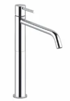 Gessi Via Tortona mitigeur lavabo rehaussé - chromé - bec d'écoulement 211 mm