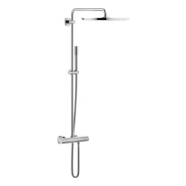 Grohe Rainshower System Cosmopolitan 400 colonne de douche chromé avec thermostat - douche de tête - douchette