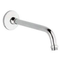 Grohe Relaxa neutral bras de douche 1/2 chromé sailli 200 mm - avec rosace