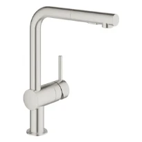 Grohe Minta mitigeur cuisine supersteel douchette extractible - bec-L