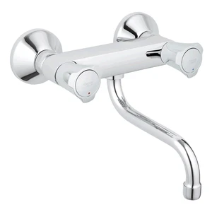Grohe Costa L mélangeur cuisine modèle mural - chromé - avec bec orientable 200 mm