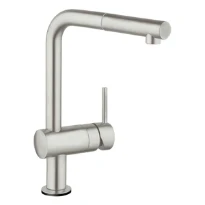 Grohe Minta Touch mitigeur cuisine électronique supersteel douchette extractible - bec-L