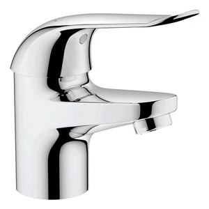 Grohe Eurosmart Care S wastafelmengkraan zonder lediging - verlengde hendel 120 mm - chroom - gladde body