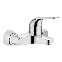 Grohe Euroeco Special Relaunch mitigeur lavabo 1/2 sailli 156mm chromé montage mural - économie d'eau - poignée longue