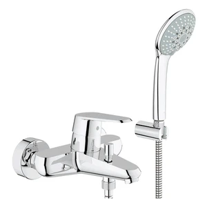 Grohe Eurodisc Cosmopolitan eengreepsbadmengkraan - chroom - met handdoucheset