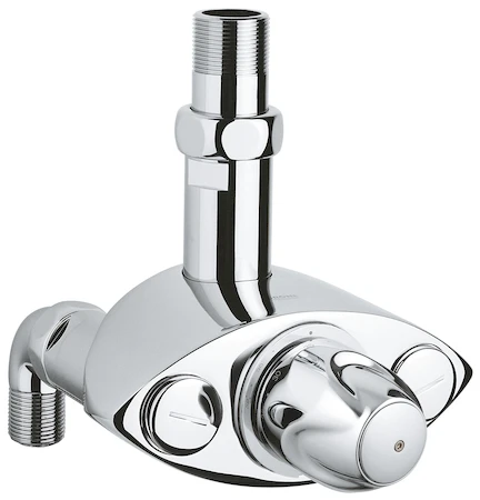 Grohe Grohtherm XL thermostat 4/4 . chromé montage mural - sans robinet d'arrêt - sans raccords