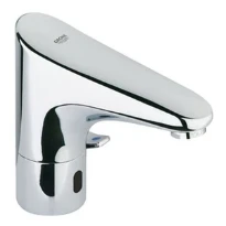 MELANGEUR DE LAVABO MONO-COMMANDE GROHE EUROPLUS E 1/2 chromé infrarouge avec mitigeur, EcoJo