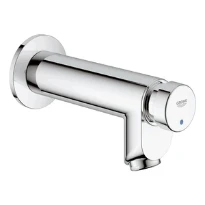 Grohe Euroeco Cosmopolitan S modèle mural chromé robinet de douche temporisé eau froide - sailli 115/150