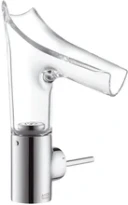 MELANGEUR DE LAVABO AXOR STARCK V chromé comfortzone 140 saillie 125mm,poignée à gauche ou à droite du bec