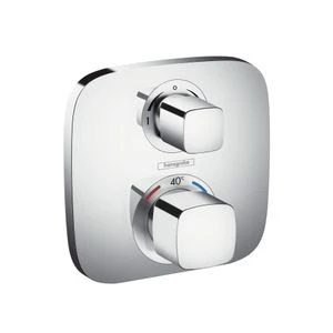 Hansgrohe Ecostat E set de finition - chromé - pour thermostat encastré avec robinet d'arrêt et inverseur