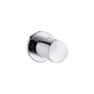Hansgrohe High Flow set de finition chromé pour robinet d'arrêt encastré 1/2 et 3/4