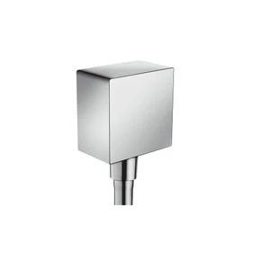 Hansgrohe FixFit Square coude de raccordement mural 1/2 - chromé