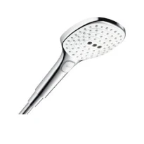 Hansgrohe Select E douchette à main 120MM Ecosmart blanc/chromé Quickclean, 3 jets avec bouton Select