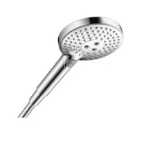 Hansgrohe Select S 120 douchette à main Ecosmart chromé rond m/QuickClean, 3jets, bouton Select, max 9L/min