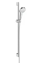 Hansgrohe Croma Select S Multi set de douche 900 mm - blanc/chromé