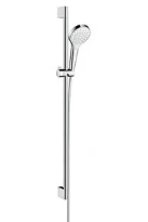 Hansgrohe Croma Select S 1jet set de douche 900 mm - blanc/chromé