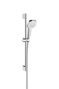 Hansgrohe Croma E 110 Vario ecoSmart set de douche 650 mm - blanc/chromé
