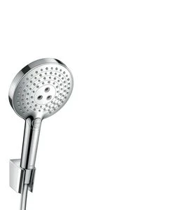 Hansgrohe Raindance S. E 120 douchette 120 MM rond chromé 3 jets, support mural et flexible 160cm