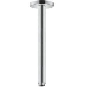 Hansgrohe bras de douche 27MM montage au plafond chromé sailli 300mm - rosace ronde 80mm