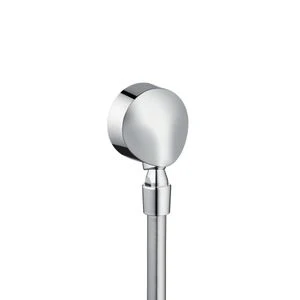 Hansgrohe Fixfit coude de raccordement Fixfit 1/2 E-DN15 chromé montage mural avec rotule et clapet anti-retour