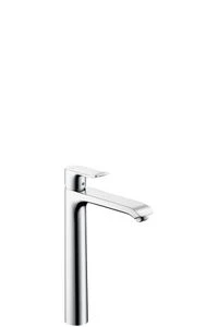 MELANGEUR DE LAVABO MONO-COMMANDE HANSGROHE METRIS E² chromé highriser avec vidage