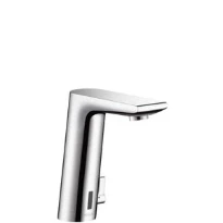 MELANGEUR DE LAVABO ELECTRONIQUE HANSGROHE METRIS S chromé comfortzone 150 sans vidage - avec transfo 230/12 v
