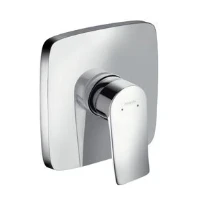 SET DE FINITION HANSGROHE METRIS chromé mitigeur douche mural encastré