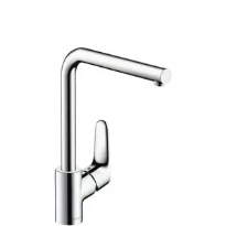 Hansgrohe Focus mitigeur cuisine chromé avec bec pivotant DN15