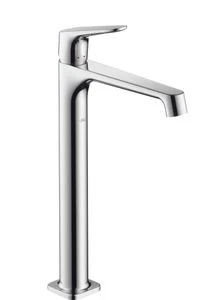 Axor Citterio M mitigeur lavabo modèle surélevé chromé avec bouchon de vidage