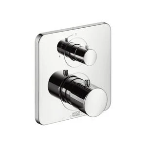 AFWERKSET AXOR CITTERIO M chroom voor inbouwthermostaat-met stopkraan