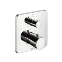 Axor Citterio M set de finition pour thermostat encastré avec robinet d'arrêt et inverseur - chromé