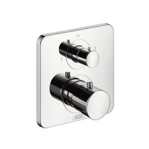 Axor Citterio M kleurset voor inbouwthermostaat met stopkraan en omsteller - chroom