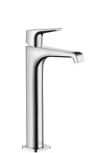 MELANGEUR DE LAVABO AXOR CITTERIO E chromé highriser comfortzone 250,saillie 163mm, sans vidage