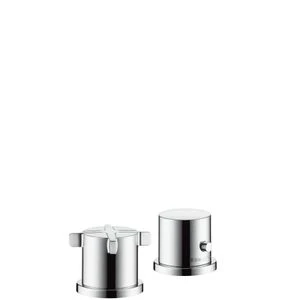 SET DE FINITION AXOR CITTERIO E chromé 2-trous thermostatique - sur gorge