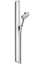 SET DE DOUCHE AXOR CITTERIO E 1009 ! chromé a/raindance select s120, 3jet douchette