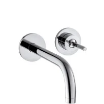 Axor Uno set de finition fixation murale chromée avec bec 16,5cm