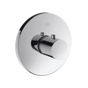 AFWERKSET AXOR UNO chroom voor inbouwthermostaat highflow