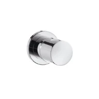 SET DE FINITION AXOR UNO chromé pour robinet d'arret encastr? 1/2,3/4