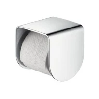 PORTE PAPIER WC AXOR URQUIOLA chromé avec couvercle