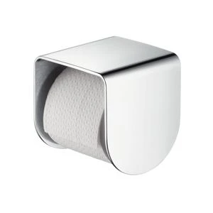 PORTE PAPIER WC AXOR URQUIOLA chromé avec couvercle