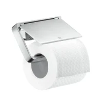 PORTE PAPIER WC AXOR UNIVERSAL 13,5 - 8 ! cm chromé avec couvercle