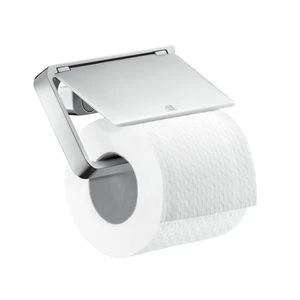 PORTE PAPIER WC AXOR UNIVERSAL 13,5 - 8 ! cm chromé avec couvercle