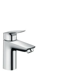 Hansgrohe Logis 100 mitigeur lavabo avec vidage click-clack - chromé - safety function